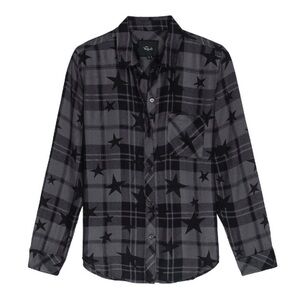 Rails Hunter Ash Twilight Stars Medium Ladies Flannel Blouse